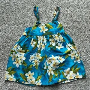 Hawaiian print dress